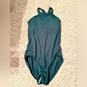 Green ballet leotard